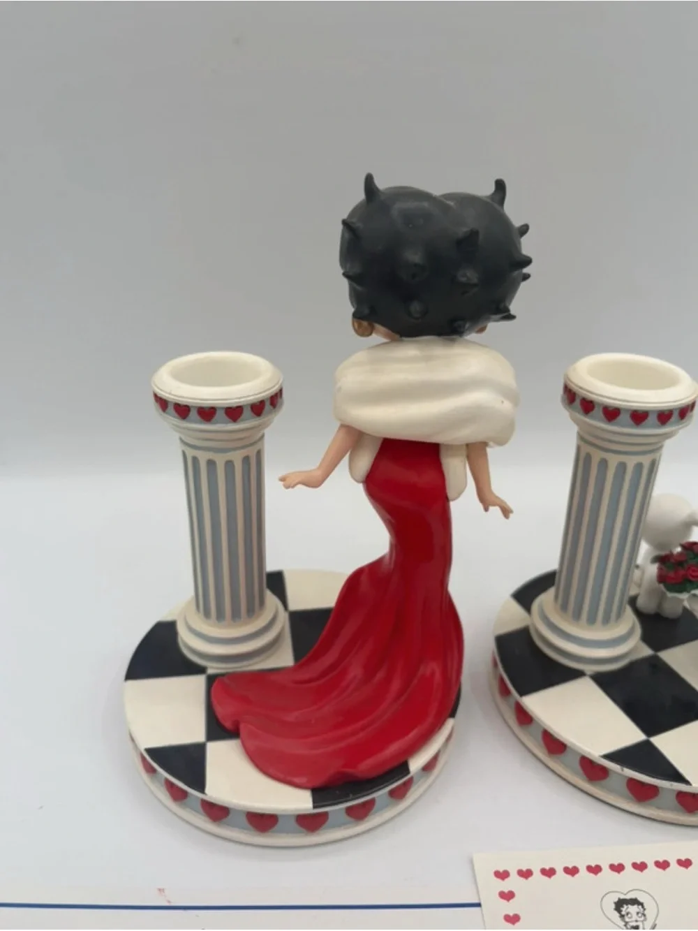 Betty Boop Red Dress Candlesticks Set